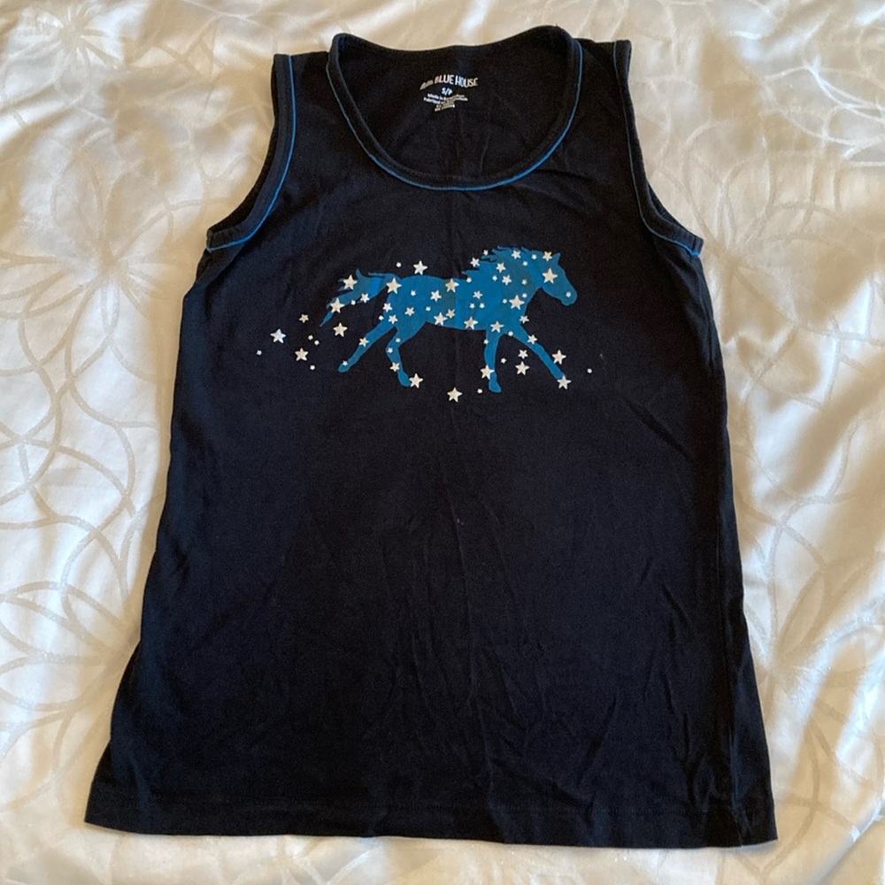 Little Blue House Tank
